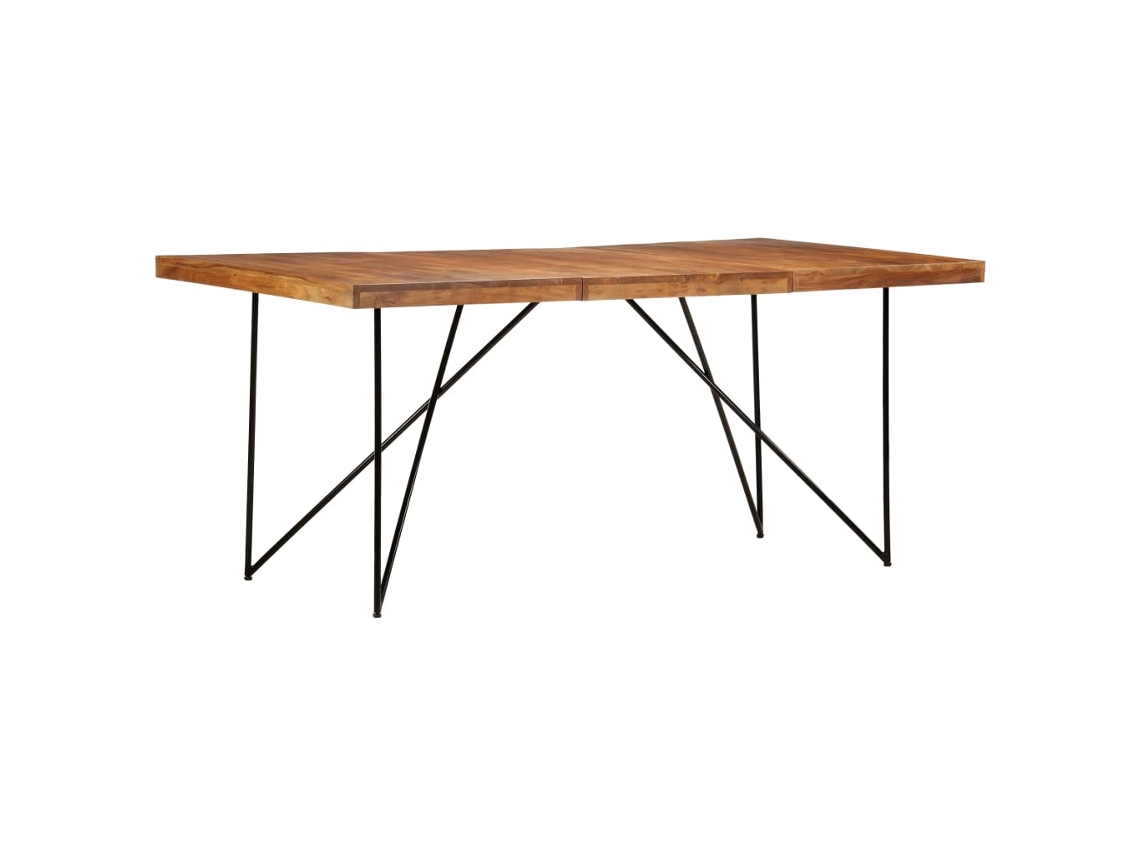 Vidaxl Mesa De Jantar 180x90x76 Cm Madeira De Acácia Maciça
