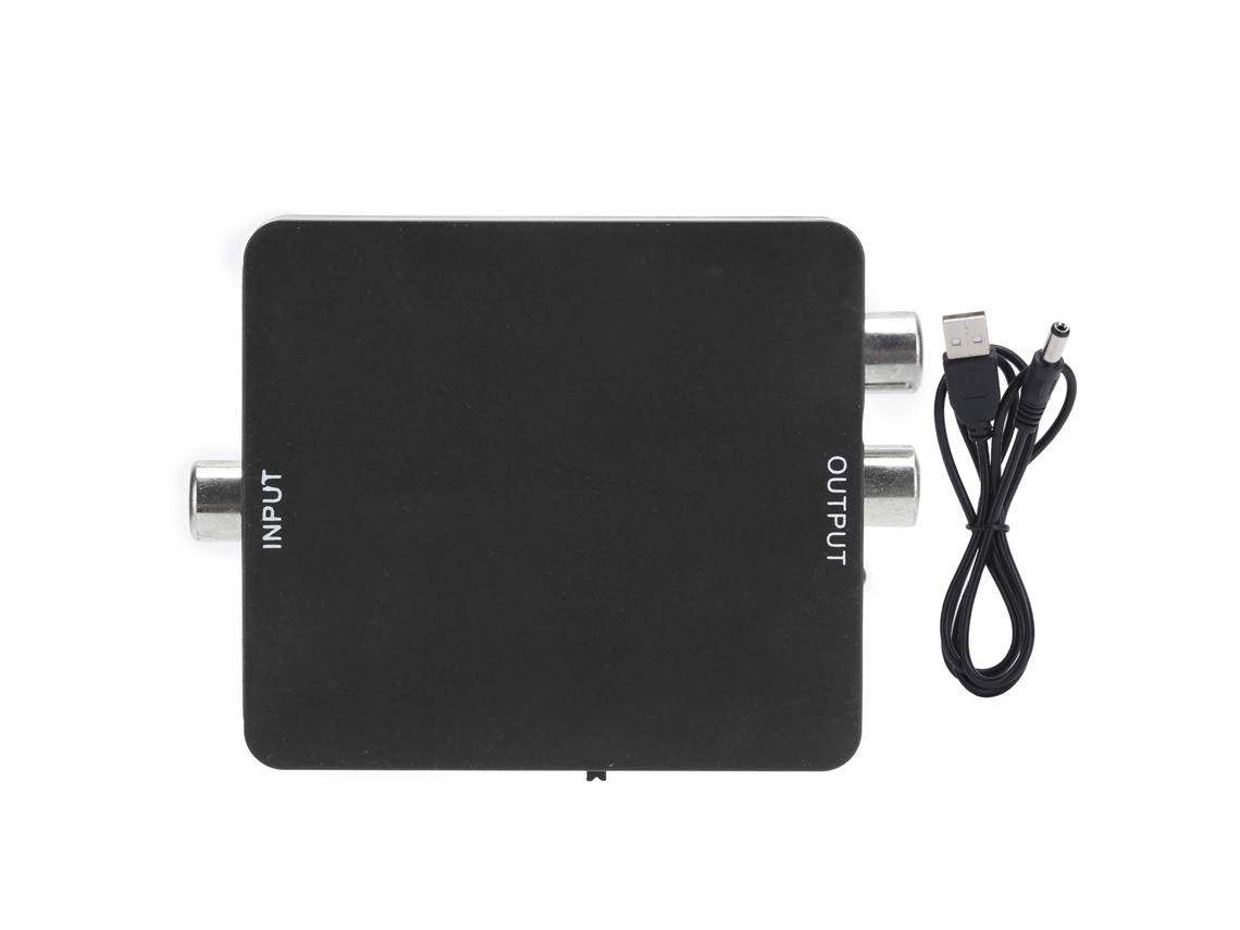 Aetheria decodificador de Áudio Digital para Analógico com Entrada Óptica/coaxial e Saída Rca/l/r 3.5mm