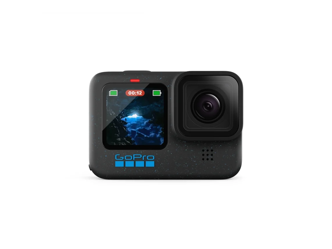 Action Cam GOPRO HERO 12 Preto (Outlet Caixa Aberta - 5.3K - 27 MP - Wi-Fi e Bluetooth)