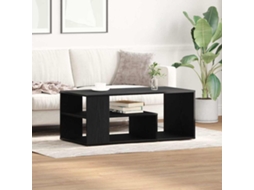 Vidaxl Mesa De Centro Carvalho Preto 100 X 50 X 40 Cm