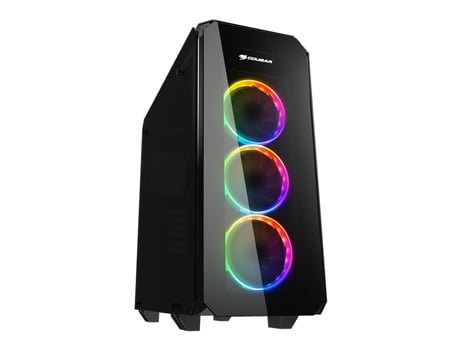 Caixa de PC COUGAR GAMING (ATX,Micro ATX,Mini-ITX - Preto)