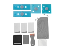 Aetheria 4pcs Pés de Substituição para Laptop Anti derrapante com Ferramentas Acessórios Azul