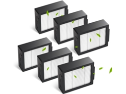 Kit De Substituição Para Irobot I5 I5+ J5 J5+ Acessórios De Filtro Para Aspirador Robô (6 Peças) Cuich