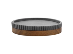 Saboneteira Designer Niagara 14cm Antracite Douceur D Intérieur
