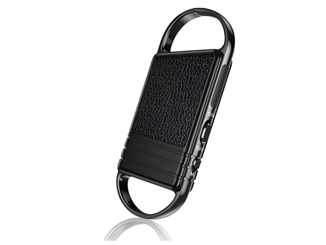 Gravador De Voz De 16 Gb, Gravador Ativado Por Voz Portátil Para Reuniões, Entrevistas, Aulas, Palestras Yizhood (preto)