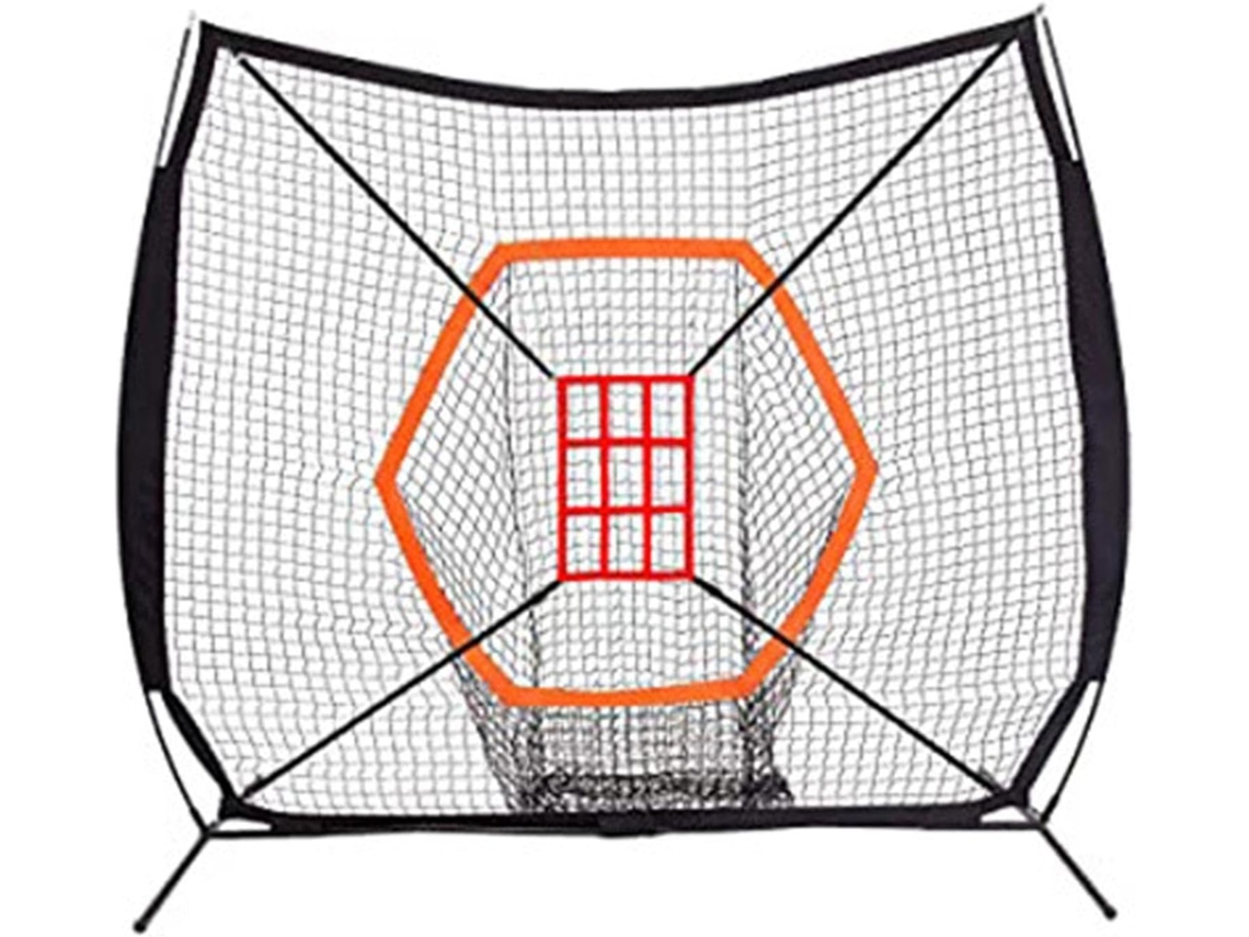 Rede Desportiva De Treino De Beisebol E Sofbol Em Nailon 22 X 13 Polegadas Com Ajuste De Altura