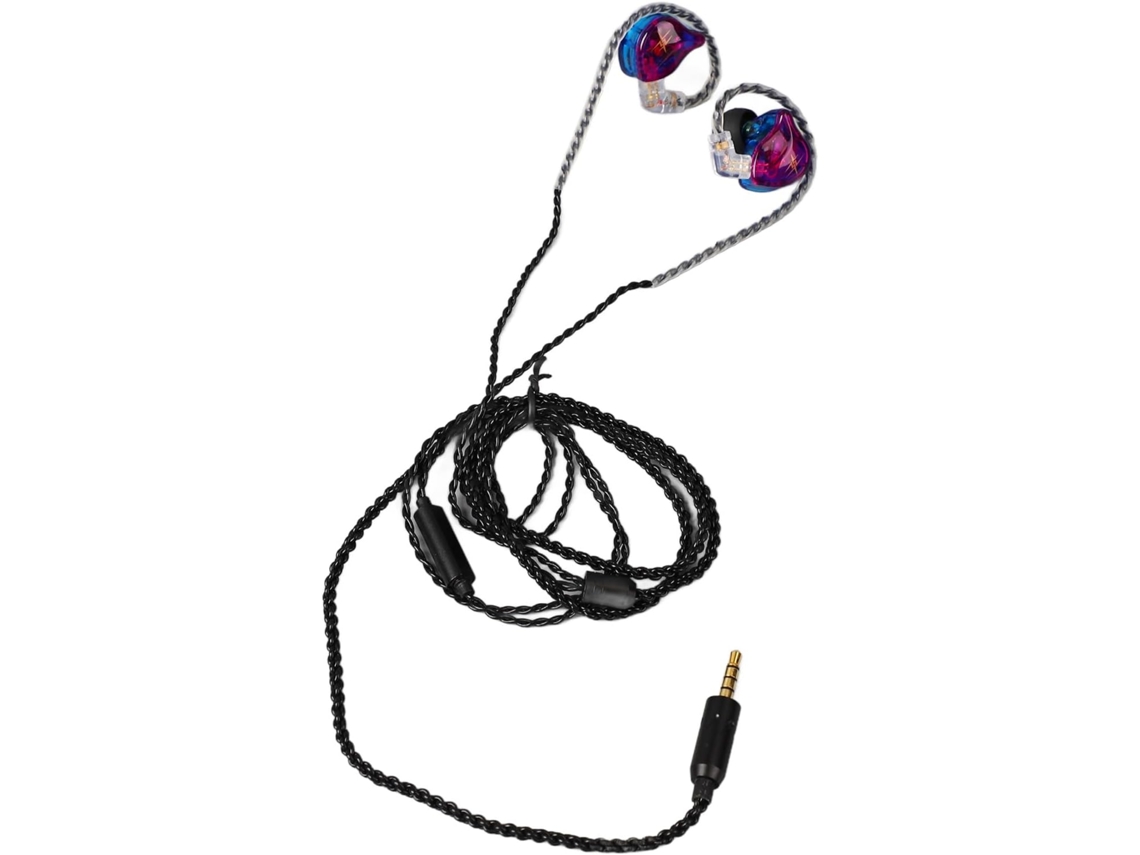 Fones De Ouvido Com Fio Dauz, Microfone Hd, Sistema De Ajuste Acústico Com Metamaterial, Bobina Magnética Composta