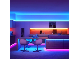 Fita de Luz Led RGB para TV e PC com controle remoto USB | S/MARCA