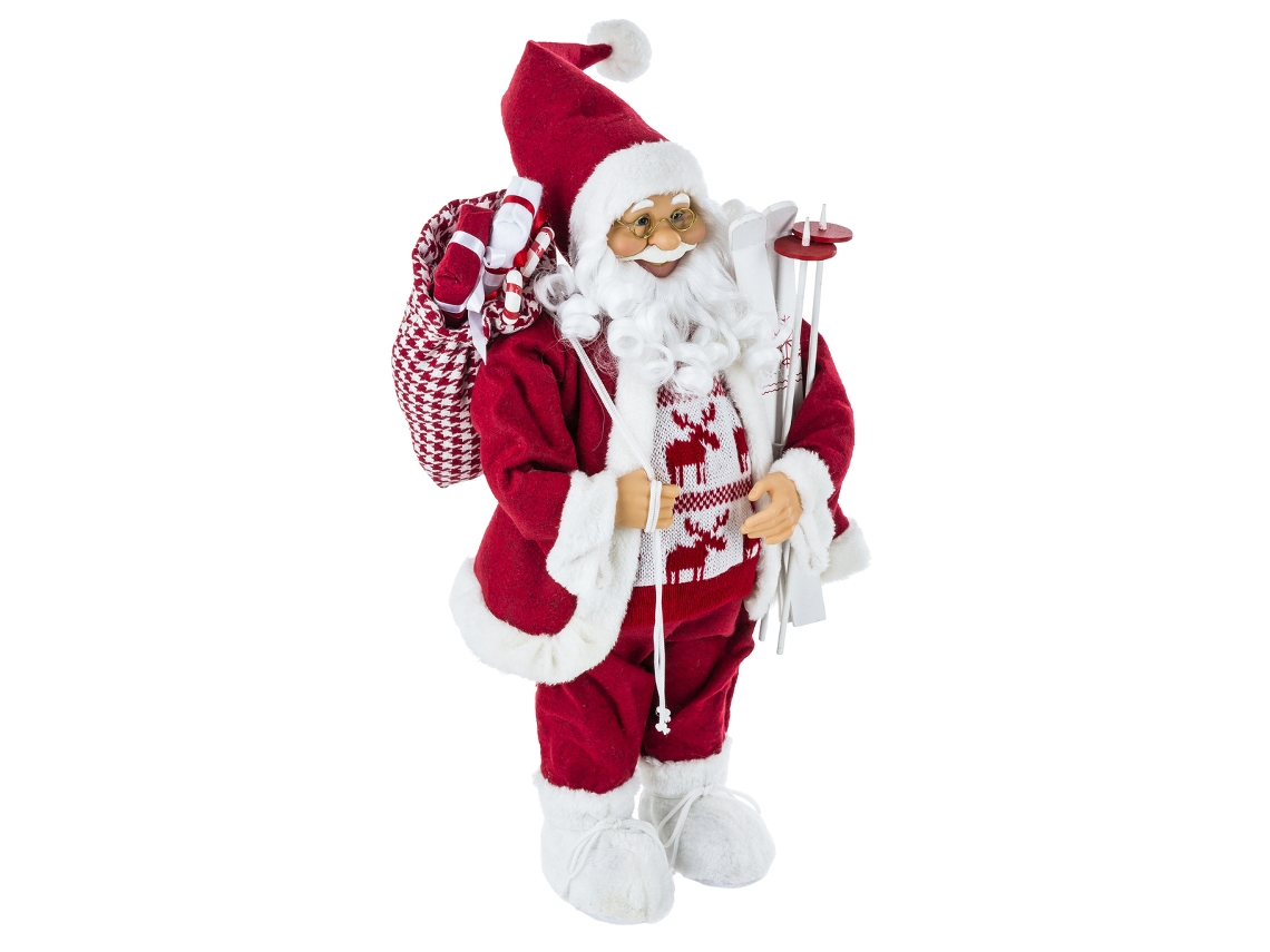 Papai Noel tradicional em pé FEERIC LIGHTS & CHRISTMAS