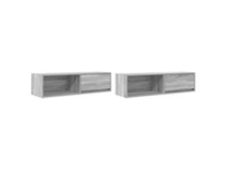 Tv Cabinet, Tv Cabinets Vidaxl Cinzeto Madeira Processada (n/a)