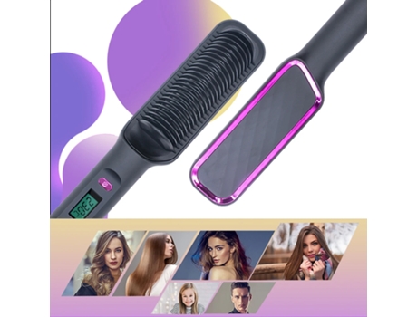 Elétrica Hot Comb Multifuncional Straight Hair Straightener Comb Íon Negativo Anti Scalding Styling Tool Straightening Brush Trimtide