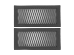 2pcs Protetor de saída de ar para bebê silicone macio seguro captura detritos insetos preto