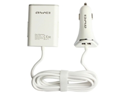 Carregador De Carro Awei C-400 9.6a 4xusb Para Celulares Samsung