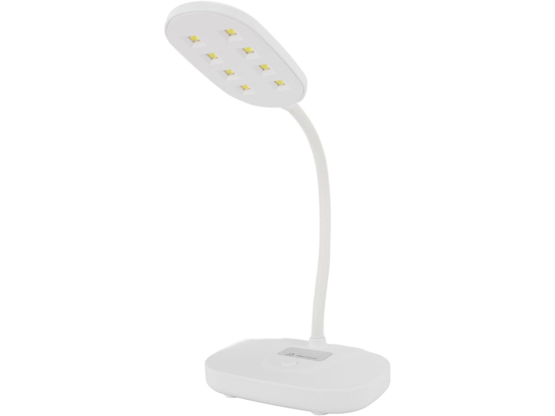 Lâmpada De Unhas Com 8 Chips De Led, Haste Flexível Com Tubo Flexível.