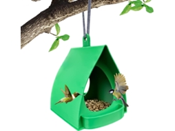 Alimentador De Pássaros, Suporte Decorativo Para Alimentador Com Design Aberto.