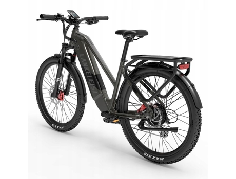Mx600 Pro Bicicleta Elétrica Samsung Bateria 20ah 40km/h Quadro Mais Largo Roda De Alumínio 27,5 Cinza 500 W Lankeleisi