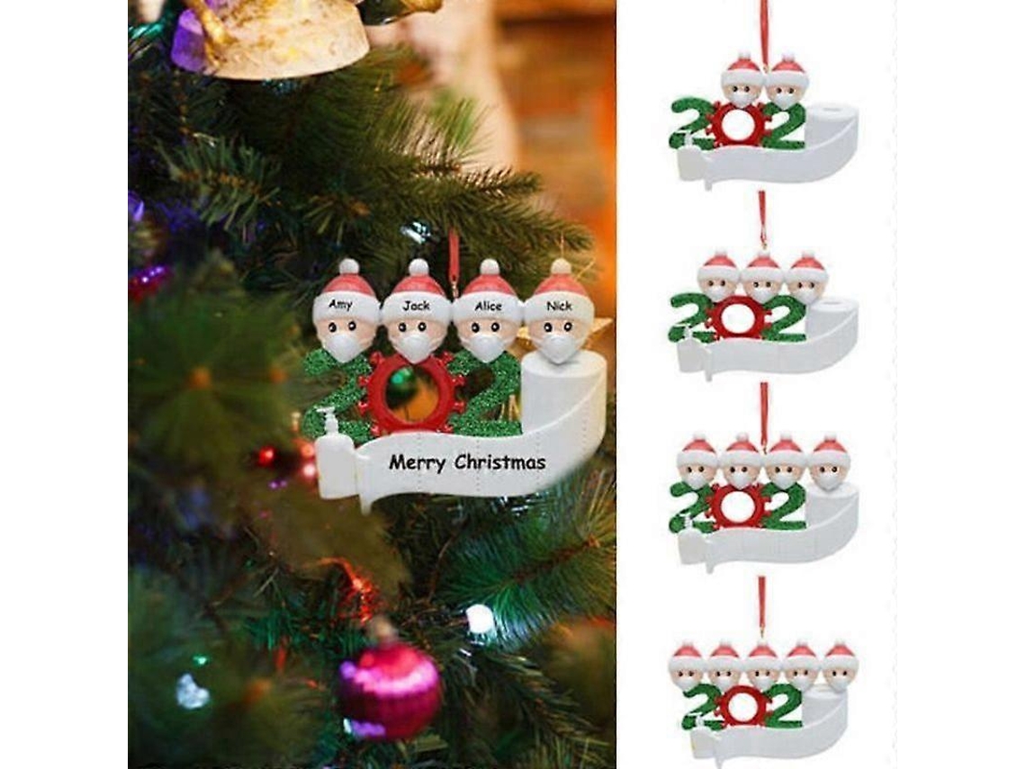 Enfeites De Árvore De Natal Para A Família Em Quarentena Em Casa 2020, Presentes De Natal Personalizados Olysi Shop