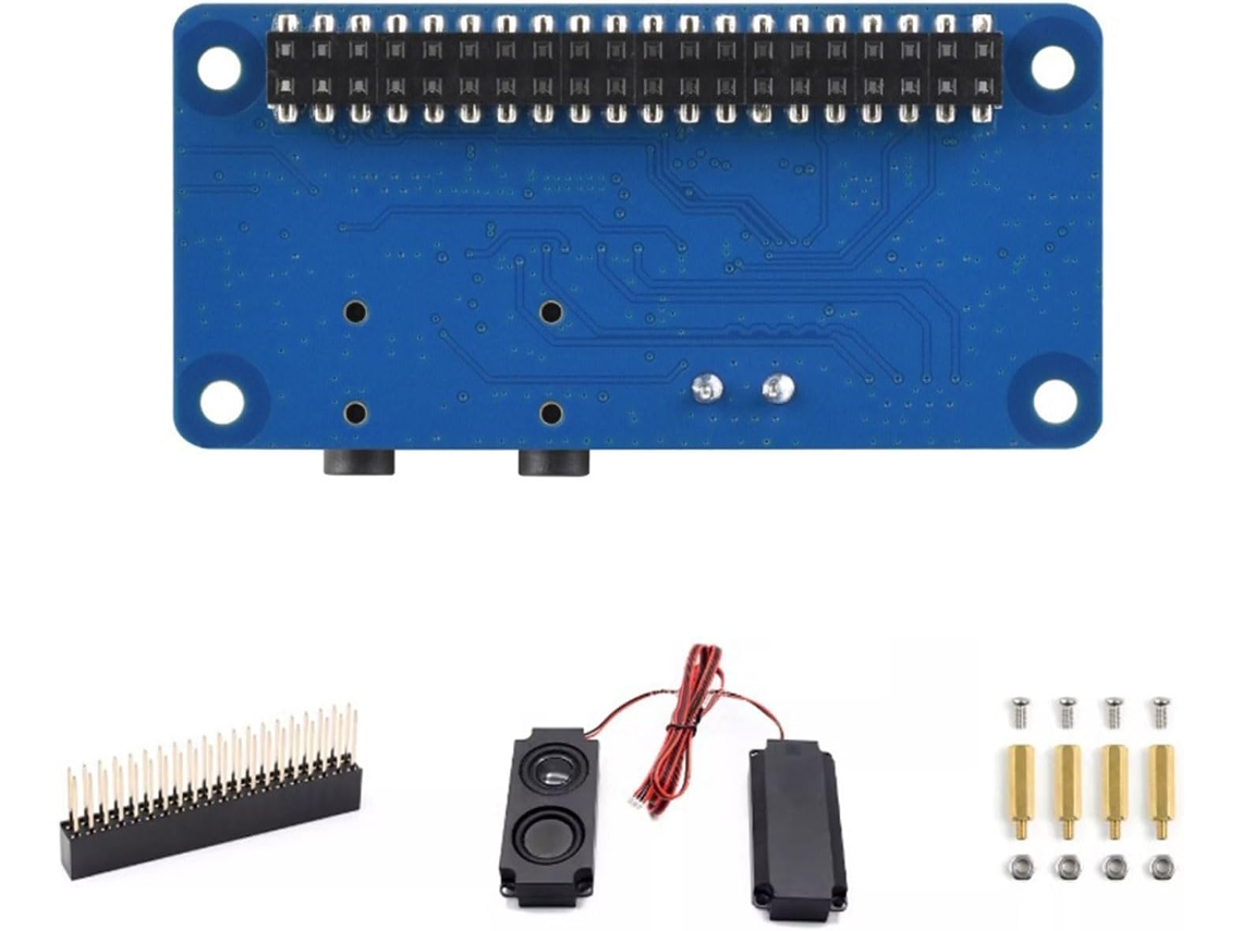 Placa de Expansão de Áudio Da7212 com Entrada Dupla para Microfone e Controle I2c. SFUSHOS