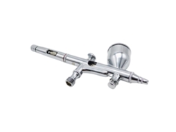 Kit Pincel Aire Dual Action Com Pontes 0.2/0.3/0.5mm E Copo 9cc Para Pintura Modelos Tatuagens Decoração Pastéis Unhas Maquiagem