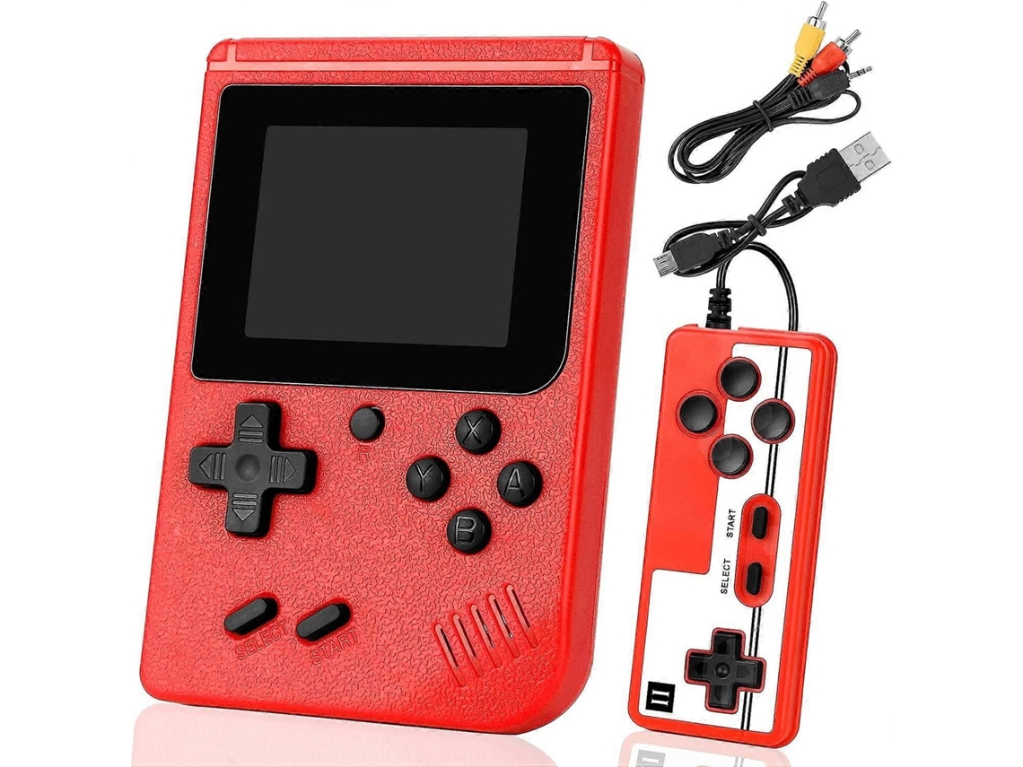 GOKOCO Mini Console de Videogame retrô, 500 jogos, avançado, gameboy integrado