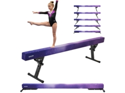 Barra De Equilíbrio Para Ginástica Infantil 5 Níveis 2450 X 430 X 180 Mm Vevor