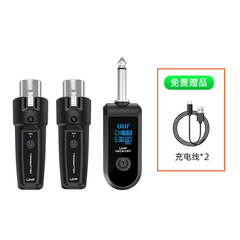 Sistema Transmissor E Receptor De Microfone Sem Fio Com Adaptador Xlr 2.4g