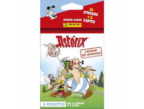 Pack de Cromos PANINI Astérix L'Album de Voyages 6 Sobrescritos