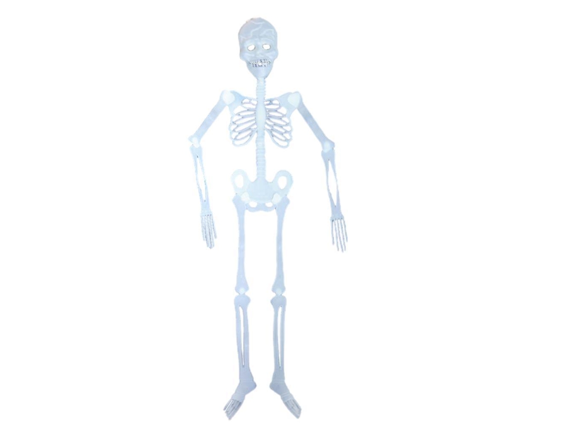 Decoração De Cabeça De Caveira Brilhante Para Halloween