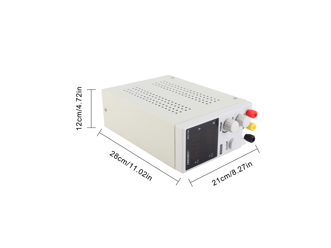 Fonte De Alimentação Dc Regulada 30v 10a Ajustável