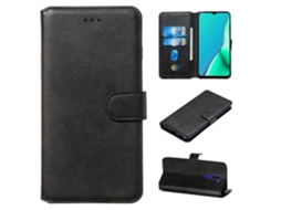 Para Oppo A9 (2020) / A5 (2020) / A11x Capa De Couro Pu Com Textura De Bezerro Clássica Horizontal, Com Suporte, Compartimentos Para Cartões E Carteir