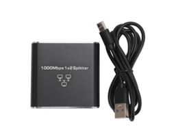 2026zentro-divisor De Ethernet Gigabit 1 Para 2 1000mbps Rj45 Interface Type C Expandir Portas De Rede Lan