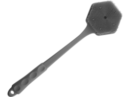 Lurelia Acessório De Duche Com Escova De Silicone Para Banho, Cabo Longo, Dupla Face E Massagem Suave, Rotina Spa Suave