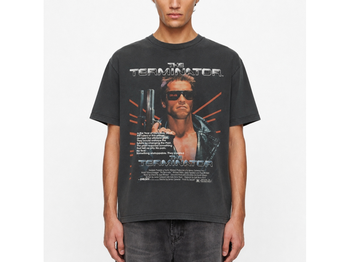 Rockinstone Terminator Realistic Terminator T-shirt Size:m