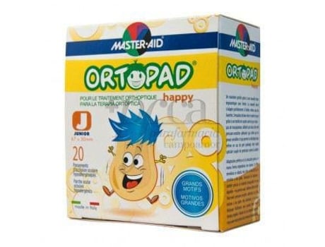 Ortopad Happy Junior Eye Patch 20 pcs