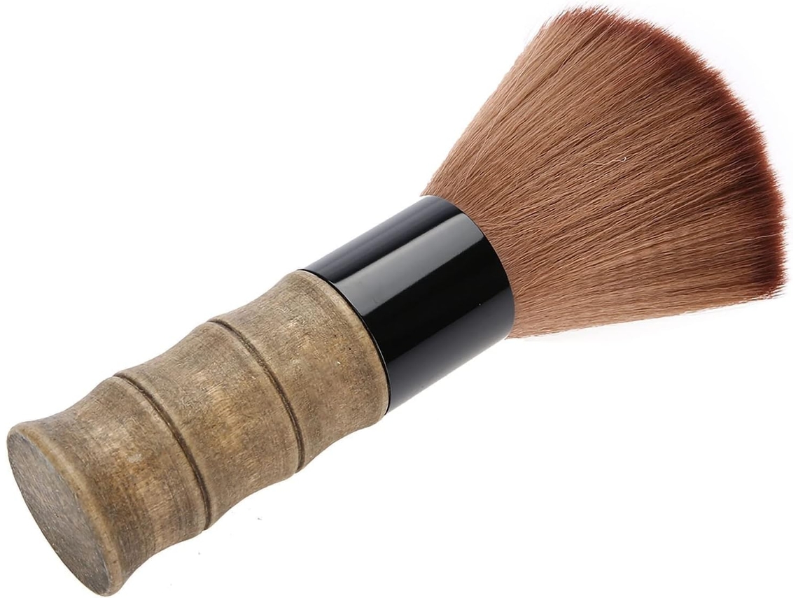Escova De Cabelo Para Limpeza Capilar, Espanador Para Pescoço E Rosto, Fibra Macia, Para Salão De Cabeleireiro, Escova