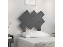 Cabecero 72,5x3x81 cm Pino Macizo Gris