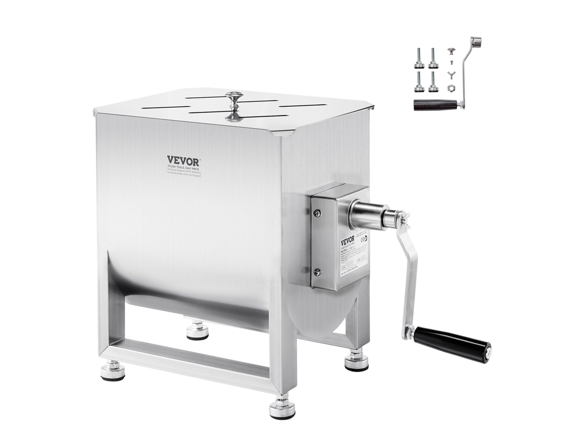Misturadora Manual De Carne Com Tanque De 30 L, Capacidade Máxima De 13,6 Kg Para Salsichas Vevor