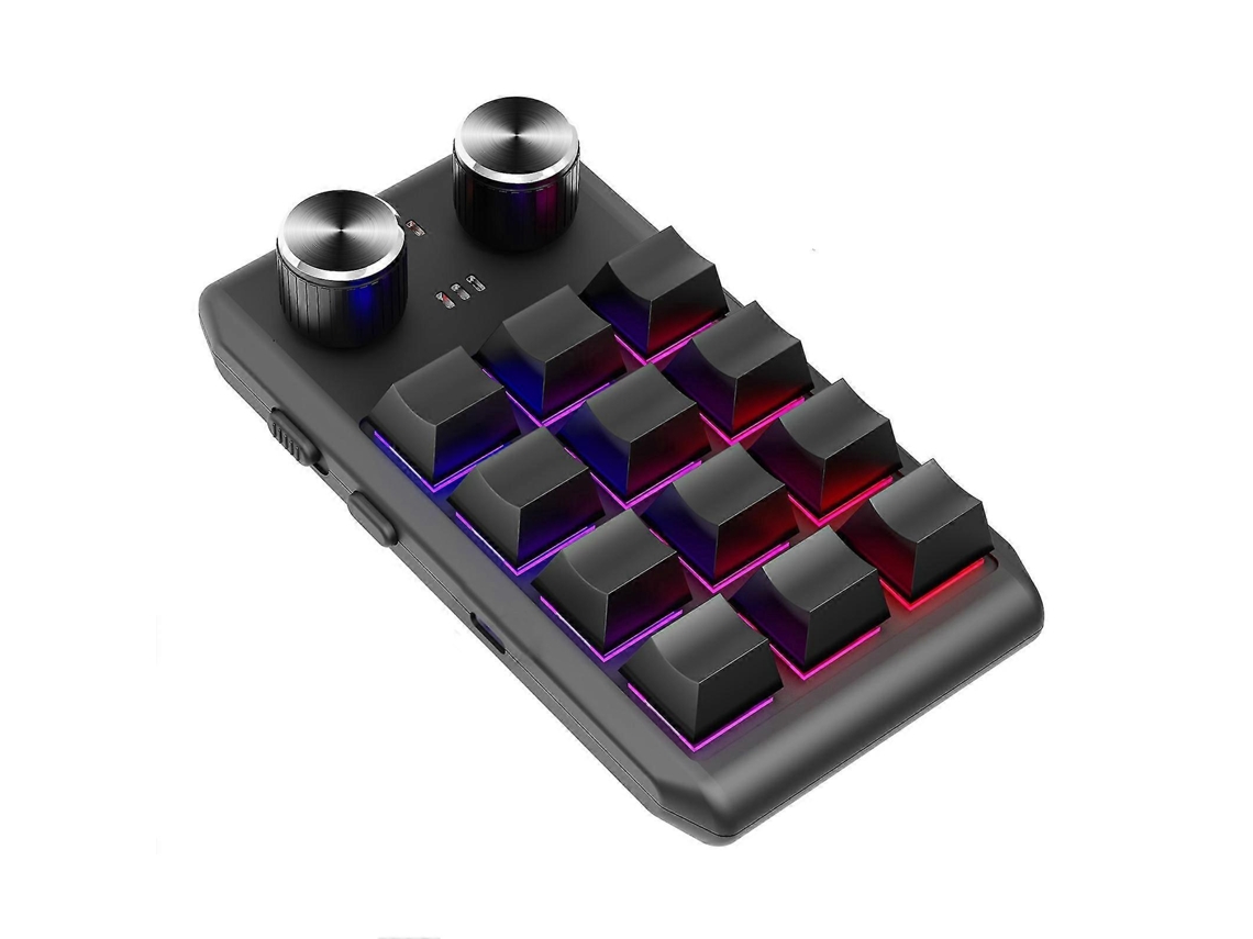 Mini Teclado Mecânico Personalizado 12kv2 Com Bluetooth Sem Fio Nostalgia88