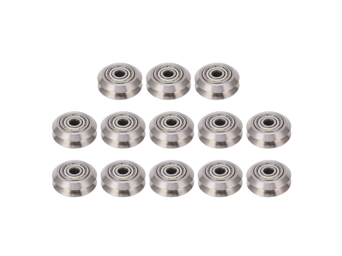 Roda De Polea V Aço Inox Com Rolamento De Aço Carbono Para Impressora 3d Cr 10 13pcs