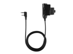 Aetheria cabo Ptt U94 para Fone de Ouvido Tático Baofeng Uv5r com Conector Kenwood 2 Pinos