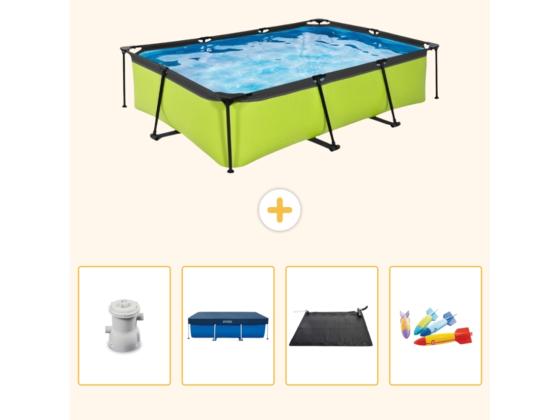 Exit-toys Piscina Exit Retangular - 300x200x65 Cm - 5-peças S211