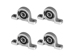 4 Rolamentos Cuscete Flange Eixo Interno Micro Vertical