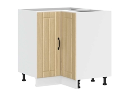 Kitchen Corner Base Cabinet, Kitchen Corner Base Cabinets Vidaxl Marrom Madeira Processada (n/a)