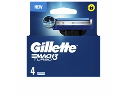 Lâminas De Barbear - Gillette - Mach3 Turbo X4