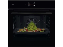 Forno Multifunções AEG TE8PB731AB (71 L - AquaClean e Pirólitico - Preto) 