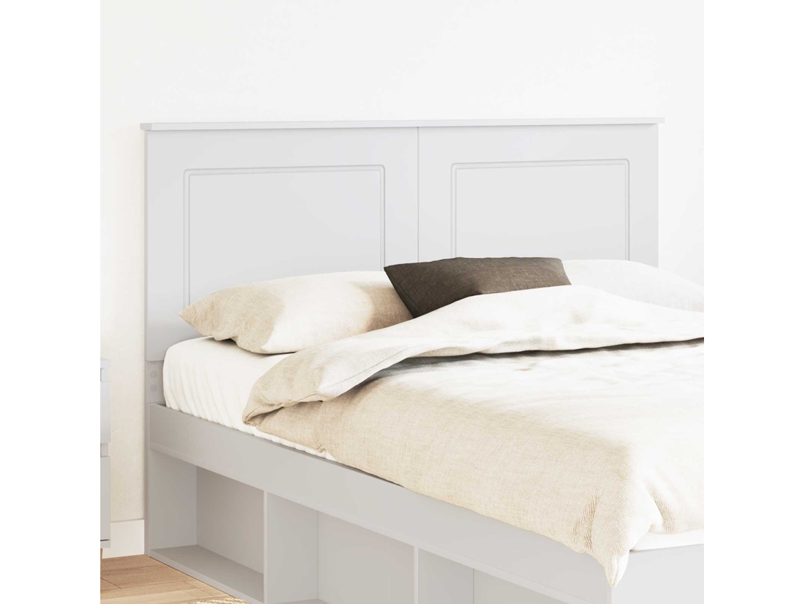 Vidaxl Cabeceira Branco 100 Cm Madeira Engenheirada