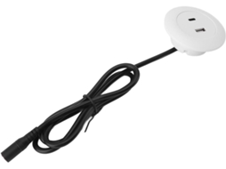 Cubo De Escrita Usb, 5v 2a 10w, Abs Retardante Flash, Eua (branco)