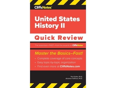 Livro Cliffsnotes United States History Ii Quick Review De Paul Soifer Phd E Abraham Hoffman Phd (inglês)