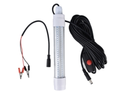 2026 luz Submersível de Pesca 16w Ac12‑36v 1300lm Led para Pesca Noturna, Atração de Peixes, Aquário e Tanque de Peixes Azul