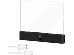Luminária De Leitura Plana, Recarregável, Inteligente, Led, Com 3